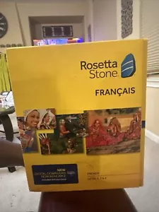 Rosetta Stone LEARN FRENCH LEVEL 1 , 2, & 3 V4 CD SET+ DIGITAL DOWNLOAD - Picture 1 of 5