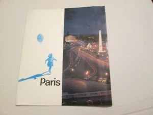 FOLLETO TURÍSTICO DE COLECCIÓN PARIS BROUCHURE COLOR SÚPER GENIAL DÉCADA DE 1960 - Imagen 1 de 10