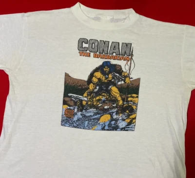 Conan The Barbarian Shirt Short Sleeve White Unisex S-2345XL 1H0091 - Image 1 of 3