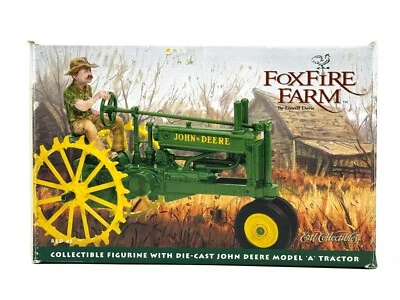 1/16 Fox Fire Farm John Deere Model A Tractor Steel Rear Wheels And Rubber Front - Image 1 of 3