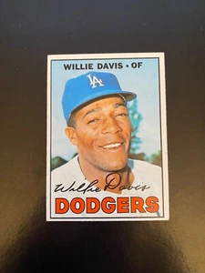 1967 Topps Baseball #160 Willie Davis !! (FALTEN) $1 VERSAND!! - Bild 1 von 2