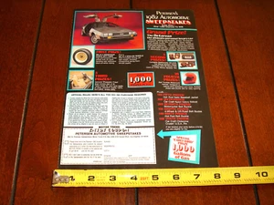 ANUNCIO ORIGINAL DE Delorean 1982 - Imagen 1 de 12