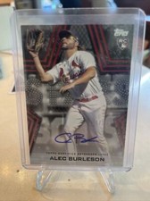 2023 Topps Series 2 Baseball Stars Auto BLACK #BSA-AB ALEC BURLESON RC /199