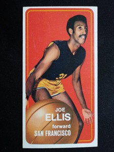 1970-71 Topps Basketball Card # 28 Joe Ellis - San Francisco Warriors 