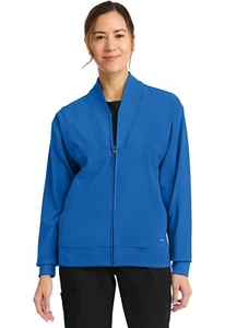 Cherokee Achieve Women's Zip-Up Warm-Up Jacket CK353 ROYN Royal Free Shipping - Picture 1 of 6
