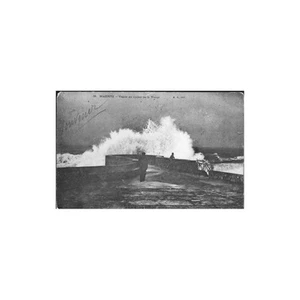 BIARRITZ 64 CPA Animéé Rocher de la Vierge écrite 1904 - Picture 1 of 1