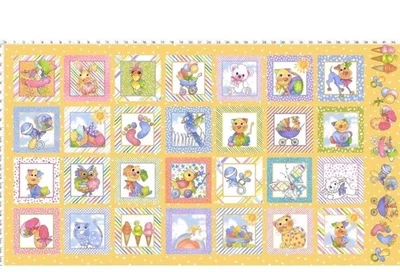 Loralie Designs - Happy Baby Quilting and Crafting Panel - Image 1 of 2