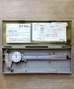 Mitutoyo Dial Caliper 6" Calibrated 505-637 .001" 6” With Case - Made In JAPAN - Picture 1 of 8