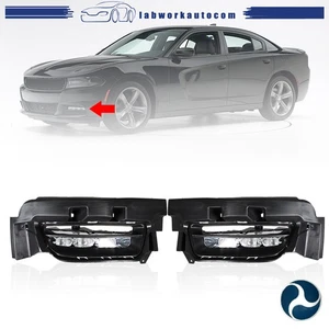Fit For Dodge Charger 15-17 Left&Right LED Bumper Fog Lights W/Switch and Wiring - Picture 1 of 24