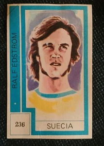  Tarjeta coleccionable del futbolista sueco Ralf Edström #236 álbum WC Alemania 74  - Imagen 1 de 3