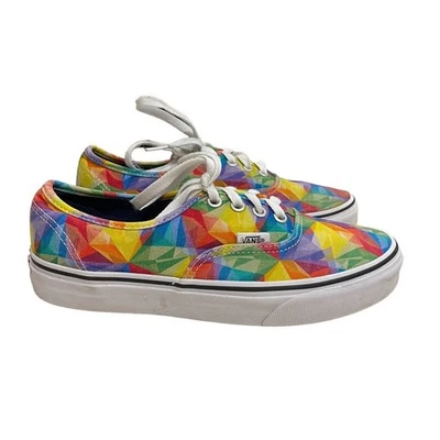 Vans Unisex Clásico Geométrico Multicolor Zapatos Tenis Talla M 5.5 / W 7 Foto 1 de 4