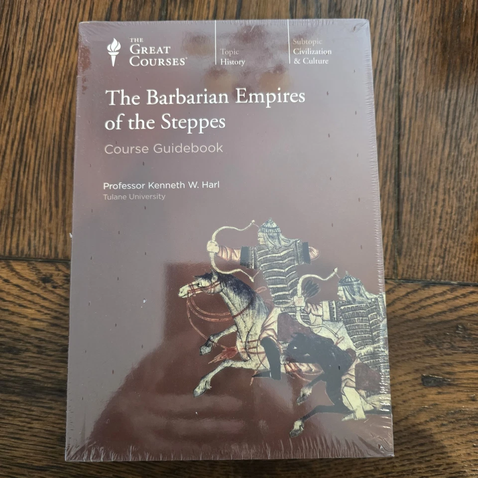 Great Courses History Barbarian Empires Of The Steppes 6 DVDs Brand New Sealed - Imagem 1 de 2