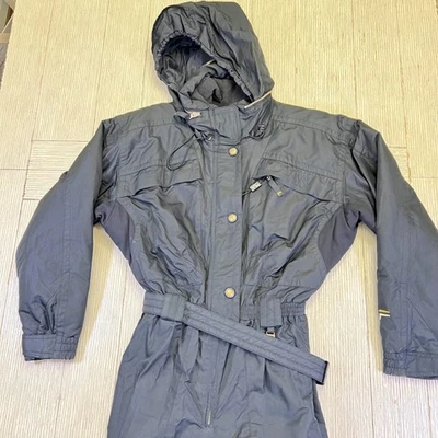 Fila Snotec Ski Suit Womens 8 Hooded Belted Snowsuit Waterproof Winter Snow Suit - Image 1 of 4