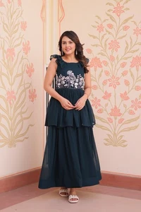 Indian Pakistani Dress Salwar Kameez Ready To Wear Suits Wedding Party Bollywood - Picture 1 of 18