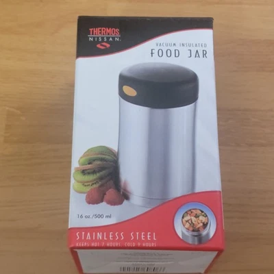 Tarro de alimentos aislado al vacío de acero inoxidable THERMOS 16 onzas JCG500 Foto 1 de 4