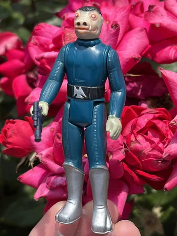 Pristine Star Wars 1978 Loose Blue Snaggletooth No Dent In Boot NM+ Mint AFA CAS Cover
