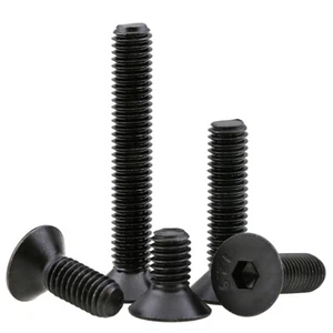 M8 M10 COUNTERSUNK BOLT ALLEN KEY SOCKET MACHINE SCREW DIN7991 HIGH TENSILE 12.9 - Picture 1 of 7