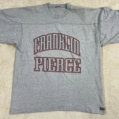 Camiseta De Colección Jansport Franklin Pierce Ravens Peso Pesado Para Hombres 2XL XXL Gris Foto 1 de 4