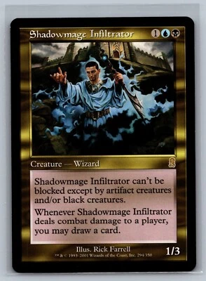 Magic The Gathering Odyssey Shadowmage Infiltrator #294/350 MTG TCG CCG - Image 1 of 2