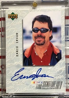 1999 UPPER DECK ERNIE IRVAN, #EI, AUTO, NASCAR SIGNATURE COLLECTION - Image 1 of 2