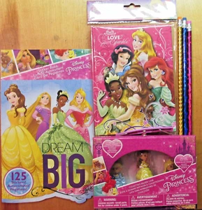 Disney Princess Belle Ariel Snow White Cinderella Tiana Party Pack - Picture 1 of 7