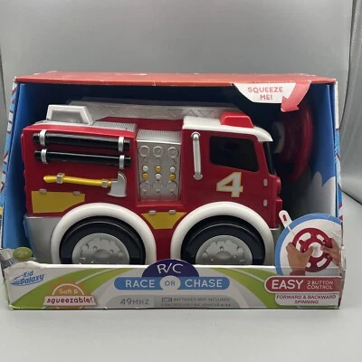 Kid Galaxy R/C Race Or Chase Soft & Squeezable Fire Truck - New in box - Image 1 of 4