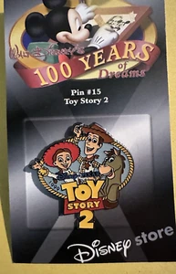 Disney Pin Jessie Woody and Bullseye Toy Story 2 100 Years of Dreams Retired - Picture 1 of 6
