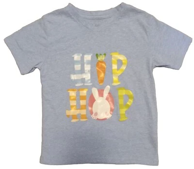 Camiseta de Pascua Hip Hop Unisex para Niños Talla 4 XS Lugar para Niños Manga Corta NUEVA Foto 1 de 3