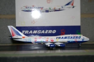 Phoenix 1:400 Transaero Boeing 747-400 EI-XLK (10890) Die-Cast Model Plane - Picture 1 of 7