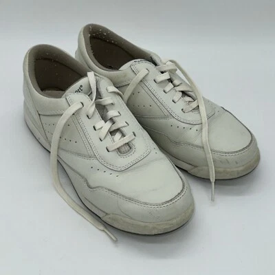 Rockport Womens ProWalker W7104 White Leather Lace Up Sneaker Shoes Size 8.5 M - Image 1 of 4