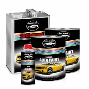 Gallon Base 2K Coat Clear Coat & Primer 149 Polar White Mercedes Benz 1995-2021 - Picture 1 of 1