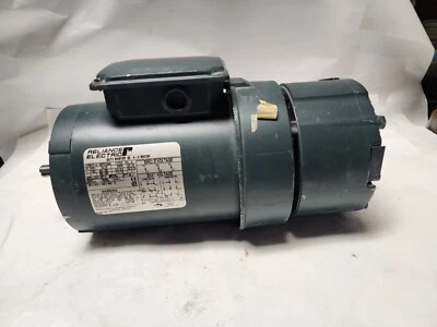 Reliance 1 hp. P56H721.IN 1725 rpm. Brake Motor w Dodge Brake 230/460 3 Ph FB56C - Image 1 of 4