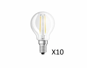 10 Stück OSRAM LED Tropfenlampen 2W(23W) 827 230lm E14 15000 St - Bild 1 von 1