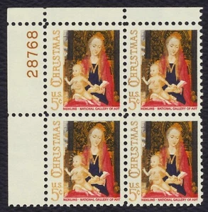 #1321 5c Madonna and Child, Plate Block [28768 UL] Mint **ANY 5=FREE SHIPPING** - Picture 1 of 1