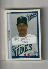 1995 NORFOLK TIDES TEAM MINOR LEAGUE SET  NRMT MINT   RARE    