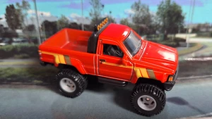 Hot Wheels Premium 1987 Toyota Pickup Truck Red - Picture 1 of 3
