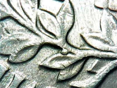 1996 P Washington Quarter Error Die Chip - Image 1 of 4