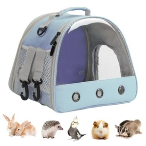 Guinea Pig Carrier Bag Small Animal Bird Parrots Ferret Hamster Backpaack - Picture 1 of 6