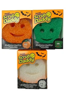 NEW Special Edition Scrub Daddy Halloween Non-Scratch FlexTexture  Sponge 3 Pack - Bild 1 von 6