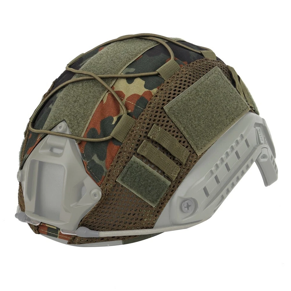 Loonice Tactical Helmet Cover for FAST Helmet Camo Hunting Airsoft Headwear Gear - Image 1 of 4