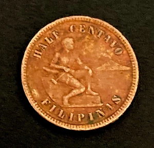 Philippines 1903 1/2 Centavo - Picture 1 of 3