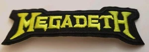MEGADETH HIERRO/COSER BORDADO Chaqueta Sombrero PARCHE Heavy Metal Rock Band MÚSICA - Imagen 1 de 9