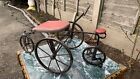 Fantastic Vintage Antique Miniature Metal Model Tricycle (C2)