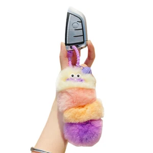 Cute Cartoon Plush Doll Keychains Realistic Delicate Doll Keychain for Birthday - Picture 1 of 16
