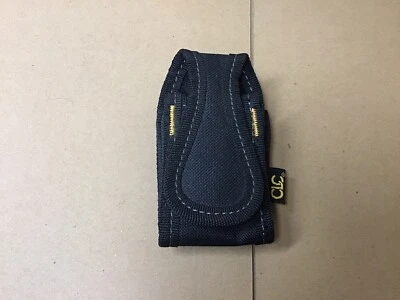 CLC 5124 BLACK NEOPRENE CELL PHONE TOOL HOLDER POUCH  METAL CLIP 3438165 - Image 1 of 3