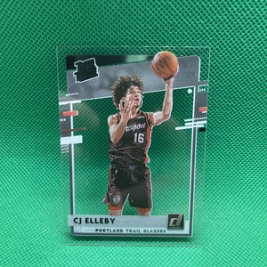 2020-21 Panini Donruss Clearly Basketball NBA 83 CJ Elleby Base RC Trail Blazers