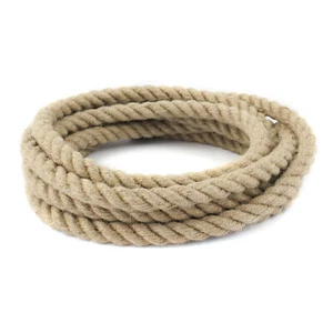 CORDA DI IUTA 18mm-20mm Fibra Naturale Fatta di Canapa Juta, naturale impregnata - Imagen 1 de 11