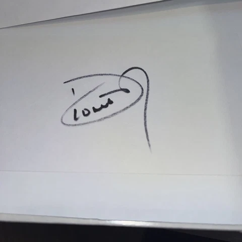 Dionne Warwick Legendary Singer Signed 3x5 Index Card Cover