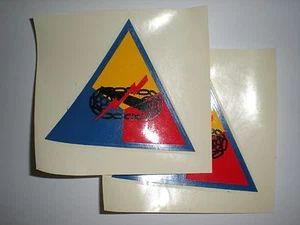 US ARMY - ARMORED FORCES 1950'S ERA M1 DECALS - 1 PAIR - Bild 1 von 1