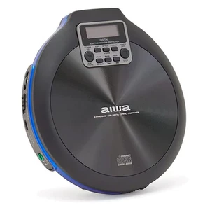 AIWA PCD-810BL tragbarer CD-Player Walkman MP3 Anti-Shock 120 s Resume LCD Blau - Bild 1 von 5